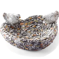Décorations Jardin Et Extérieur|Tempsl Abreuvoir oiseaux cœur