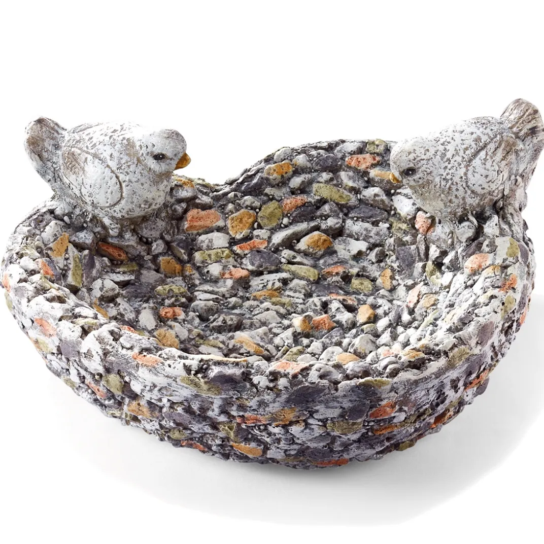Décorations Jardin Et Extérieur|Tempsl Abreuvoir oiseaux cœur