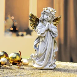 Décorations Intérieures Noël|Décorations|Tempsl Ange couronne LED