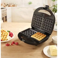 Petit Électroménager|Tempsl Appareil croque gaufre grill Techwood®