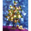Décorations Intérieures Noël|Accessoires Mode|Tempsl Arbuste houx LED