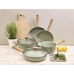 Cuisson Et Accessoires|Tempsl Batterie de cuisine 7 pièces Oliwood PRADEL FRANCE®
