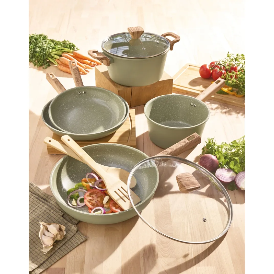 Cuisson Et Accessoires|Tempsl Batterie de cuisine 7 pièces Oliwood PRADEL FRANCE®
