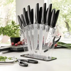 Découpe|Tempsl Bloc de couteaux 17 pièces Pradel France ®