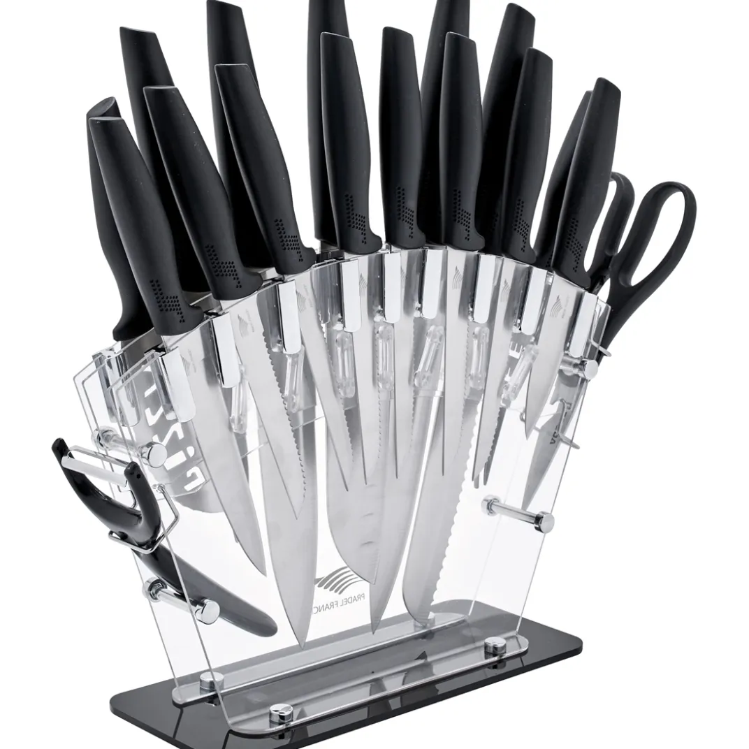 Découpe|Tempsl Bloc de couteaux 17 pièces Pradel France ®