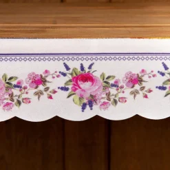 Décorations Cuisine|Tempsl Bordure d’étagère roses