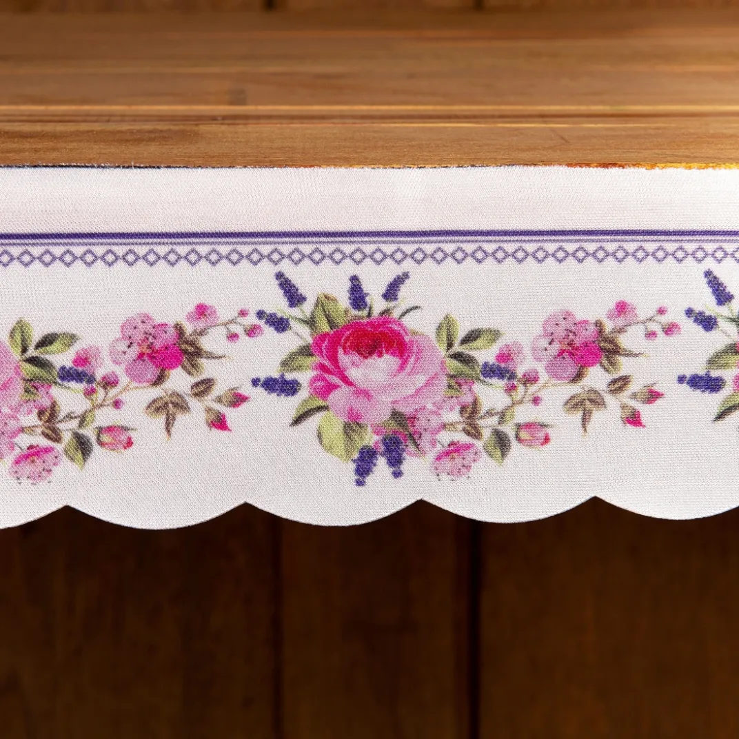 Décorations Cuisine|Tempsl Bordure d’étagère roses