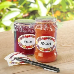 Accessoires Pâtisserie Et Confiture|Tempsl Boîte étiquettes "fruits"