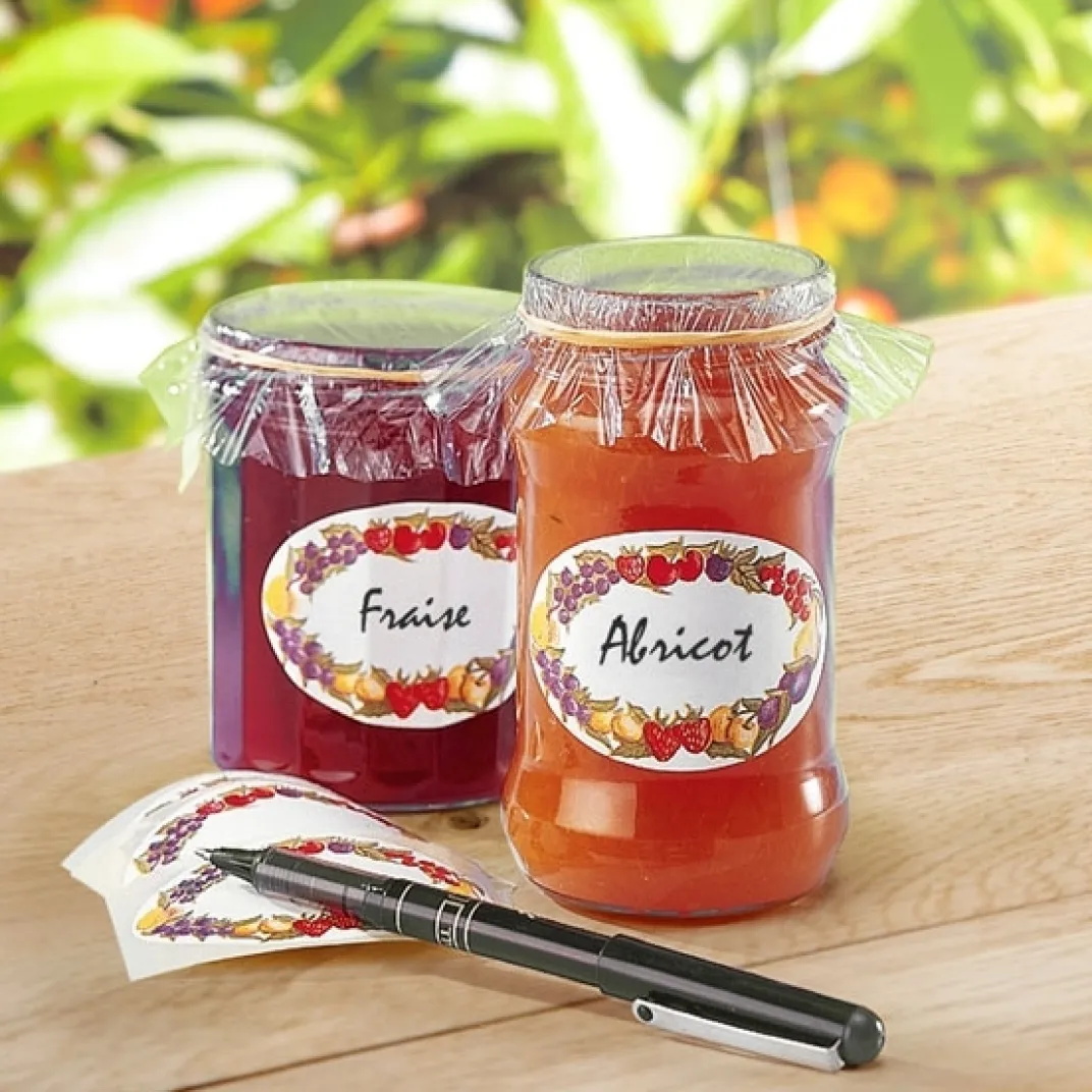 Accessoires Pâtisserie Et Confiture|Tempsl Boîte étiquettes "fruits"