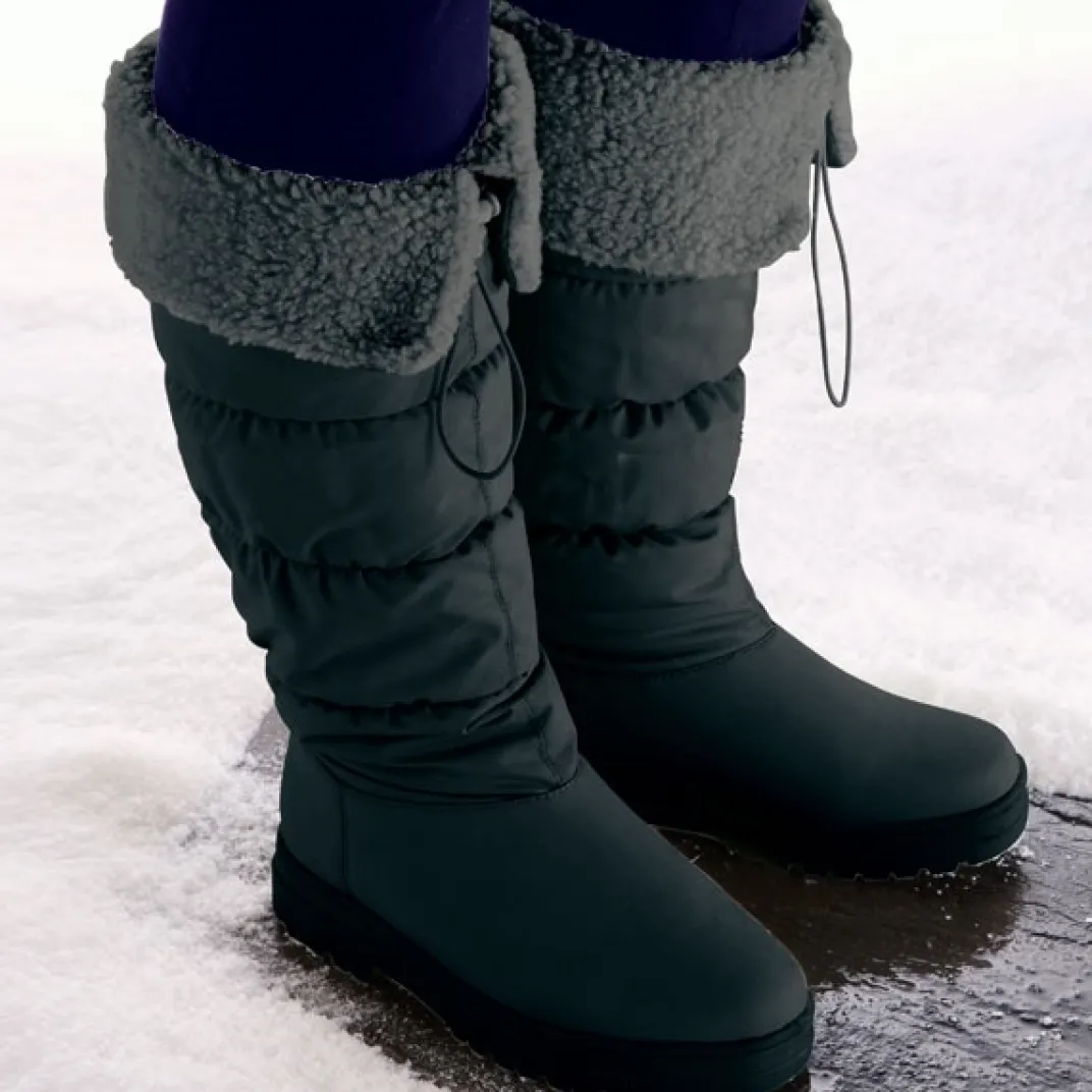 Chaussures, Chaussons Et Accessoires|Tempsl Bottes hautes crampons beiges ou noires
