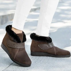 Chaussures, Chaussons Et Accessoires|Tempsl Bottines fourrées Pédilège Bella noir ou marron