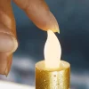 Décorations Intérieures Noël|Table De Noël|Tempsl 2 bougies dorées