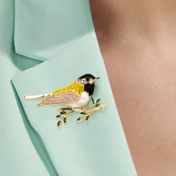 Sacs, Bijoux Et Accessoires|Tempsl Broche mésange