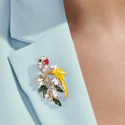 Sacs, Bijoux Et Accessoires|Tempsl Broche perroquet