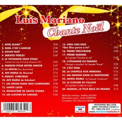 Cd, Dvd, Livres Et Jeux|Tempsl Cd Luis Mariano Chante Noel