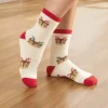 Décorations Intérieures Noël|Décorations|Tempsl Chaussettes d'intérieur renne