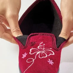 Chaussures, Chaussons Et Accessoires|Tempsl Chaussons Butterfly marine ou rouge