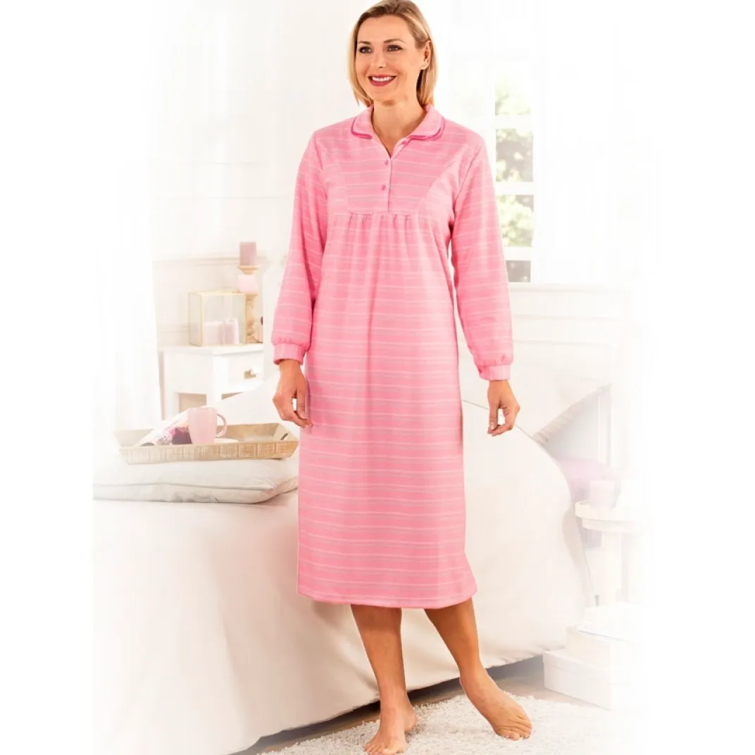 Vêtements|Tempsl Chemise de nuit "Doucette" rose - taille XXL