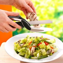 Découpe|Ustensiles De Cuisine Malins|Tempsl Ciseaux planche