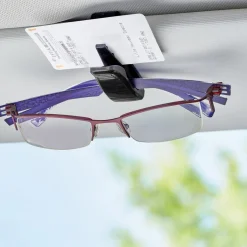 Accessoires Voiture|Tempsl 2 clips lunettes pare-soleil