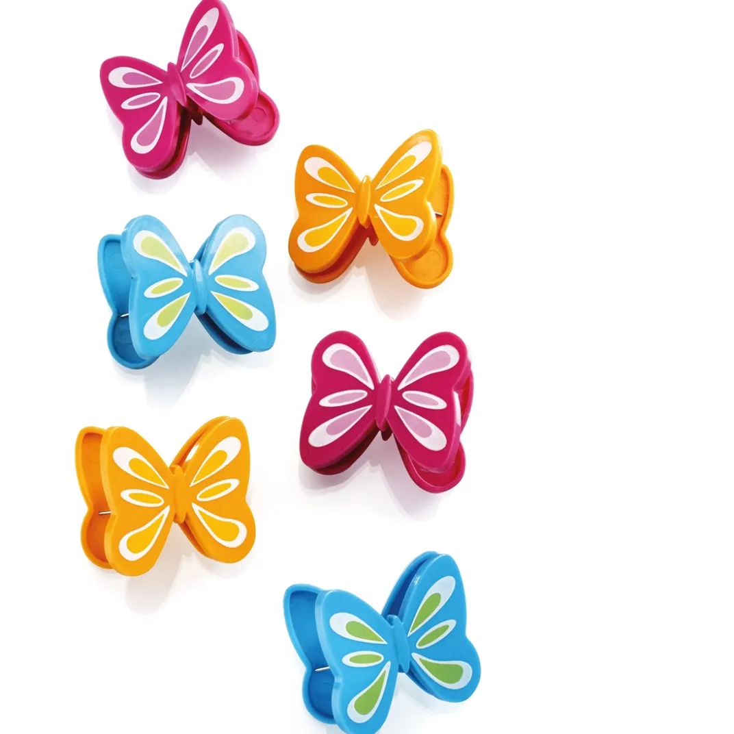 Fraîcheur / Conservation|Tempsl 6 clips sachets papillons