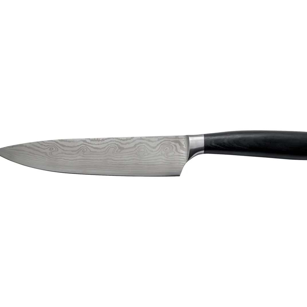 Découpe|Tempsl Coffret 3 couteaux forgés Pradel France ® effet Damas