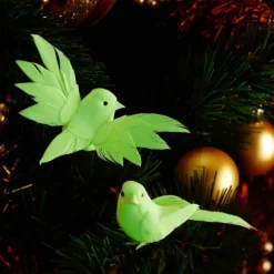 Décorations Intérieures Noël|Décorations|Tempsl 6 colombes phosphorescentes