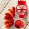 Accessoires Pâtisserie Et Confiture|Ustensiles De Cuisine Malins|Tempsl Coupe-fraises 3 en 1