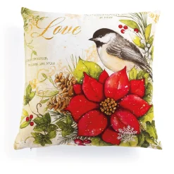 Décorations Intérieures Noël|Décorations|Tempsl Coussin oiseau ou sapin de Noël