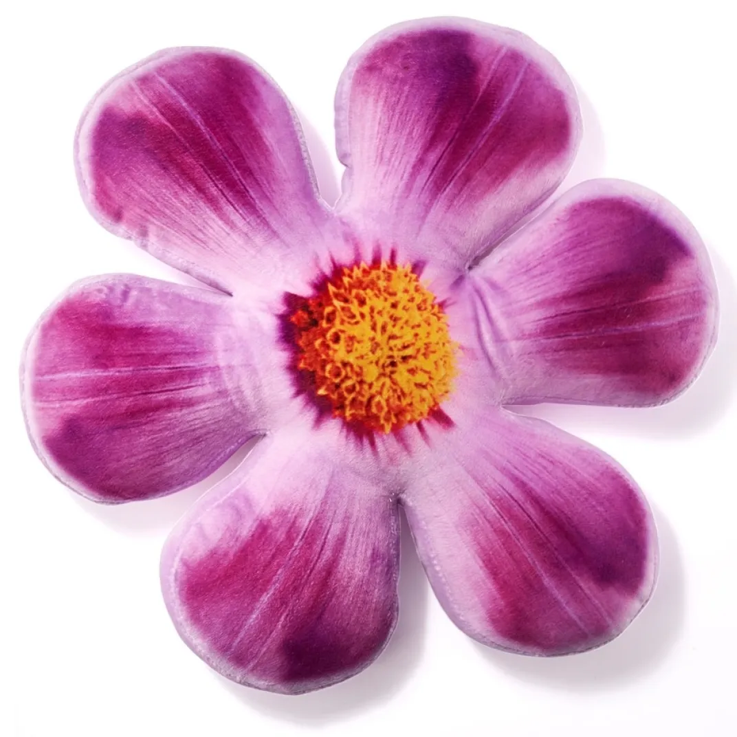 Décorations|Tempsl Coussin réhausseur de chaise fleur violet
