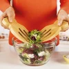 Décorations Cuisine|Art De La Table|Tempsl Couverts à salade bambou