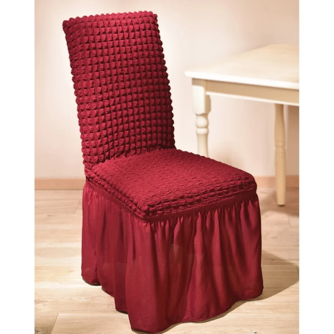 Décorations|Tempsl 4 couvre-chaises longs volants Beige ou Bordeaux