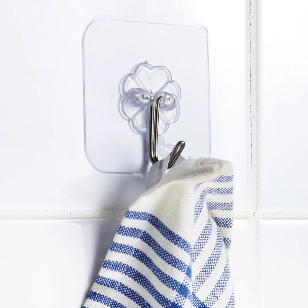 Organisation Et Entretien|Salle De Bain Et Hygiène|Tempsl 10 crochets acier inoxydable