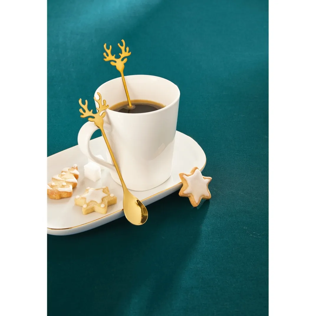 Table De Noël|Art De La Table|Tempsl Cuillères à café renne
