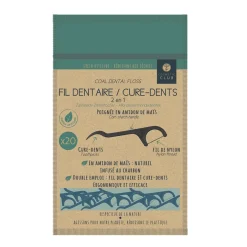 Salle De Bain Et Hygiène|Tempsl 20 cure-dents/fil dentaire charbon