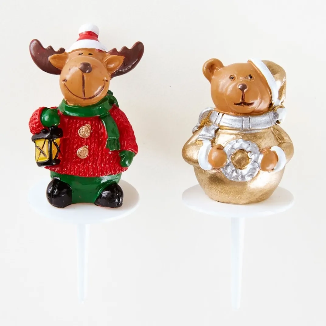 Accessoires Pâtisserie Et Confiture|Repas De Noël|Tempsl Décorations gâteau Noël