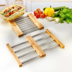 Art De La Table|Tempsl Dessous plat bambou/inox