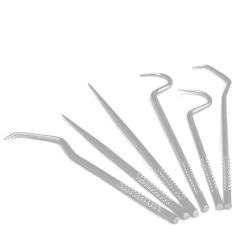 Salle De Bain Et Hygiène|Tempsl Ensemble 6 cures dents métalliques