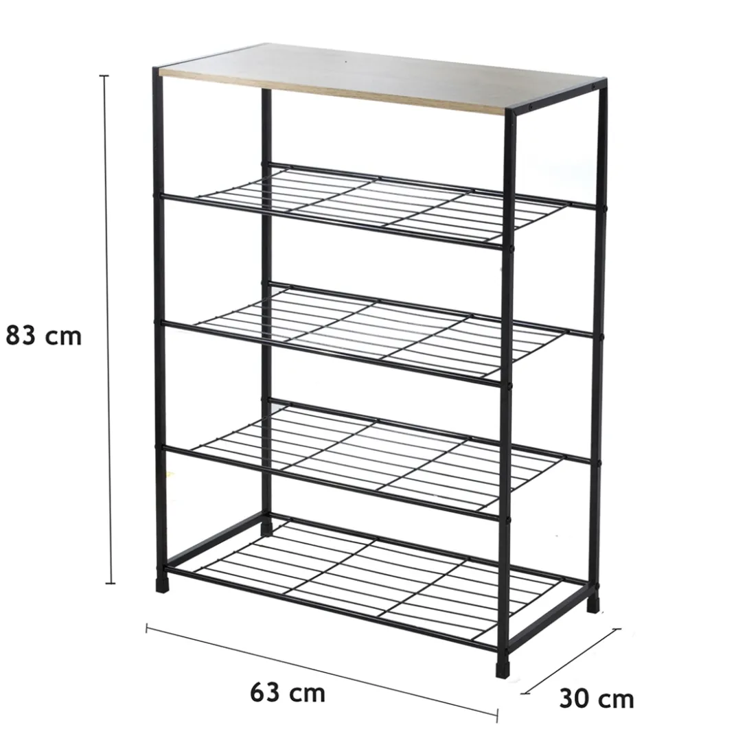 Décorations|Petits Meubles|Tempsl Etagère à chaussures 5 niveaux
