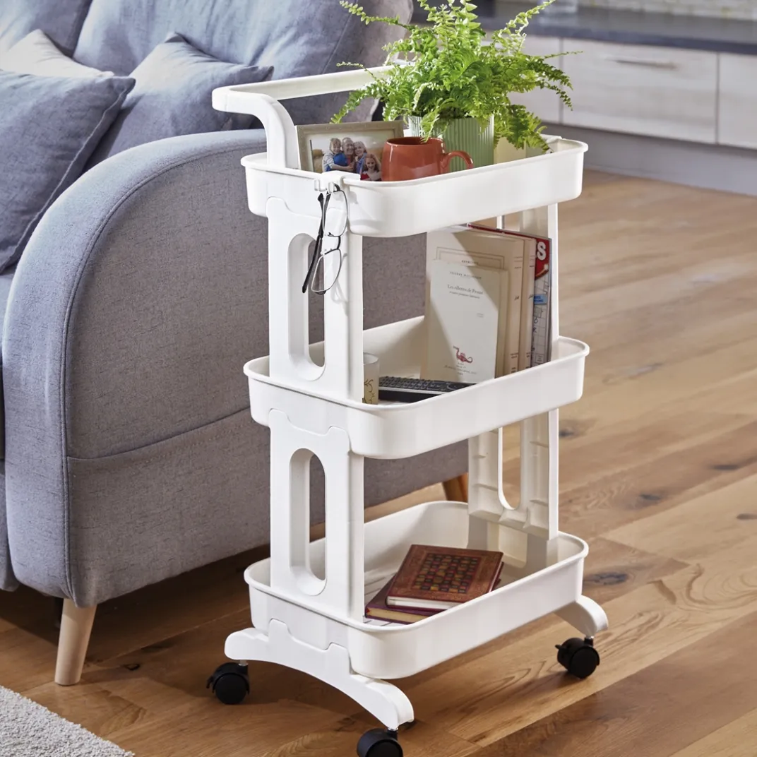 Housses Et Accessoires De Rangement|Tempsl Etagère roulette