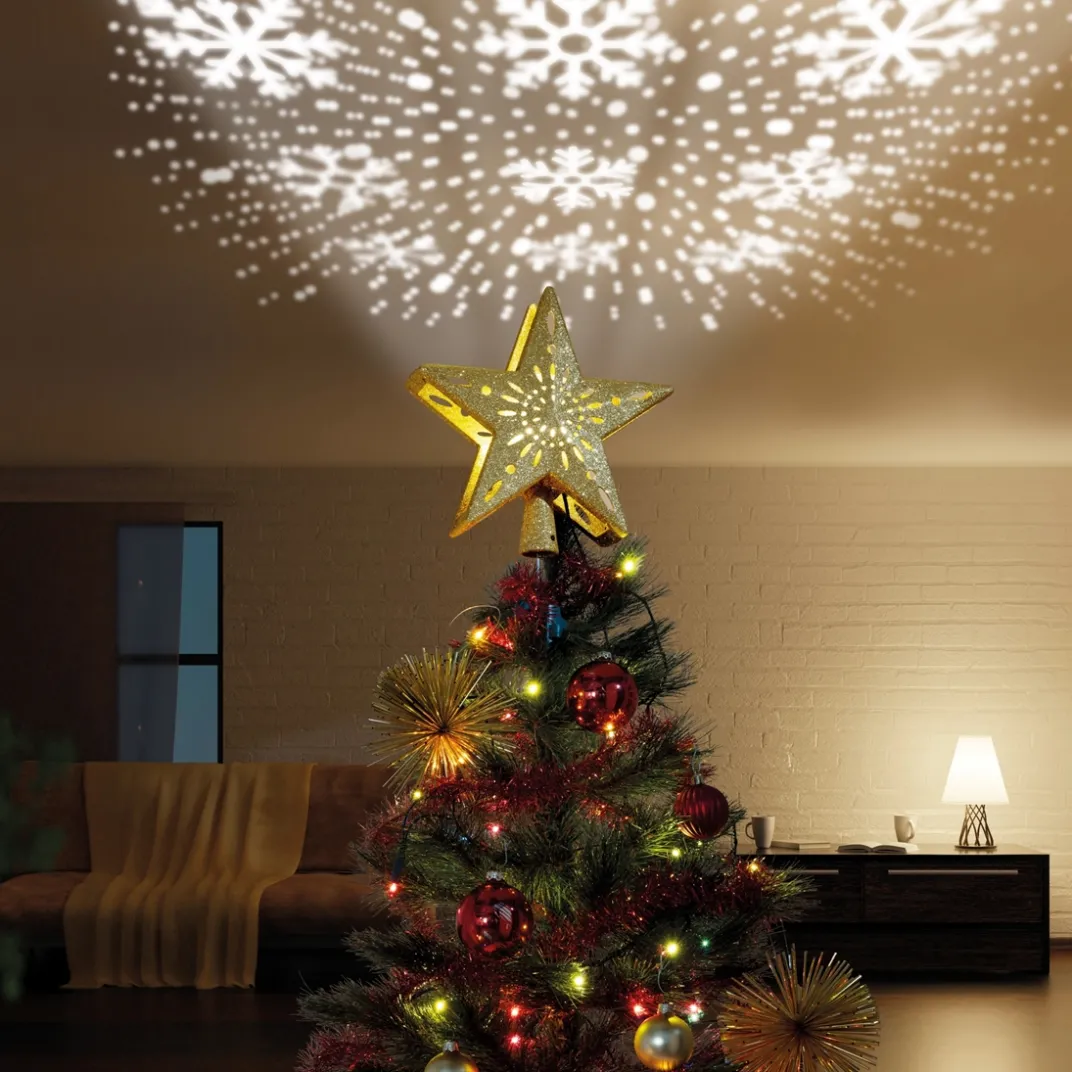 Décorations Intérieures Noël|Décorations|Tempsl Etoile projection LED Etoile projection LED