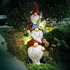 Décorations Jardin Et Extérieur|Tempsl Gnome solaire