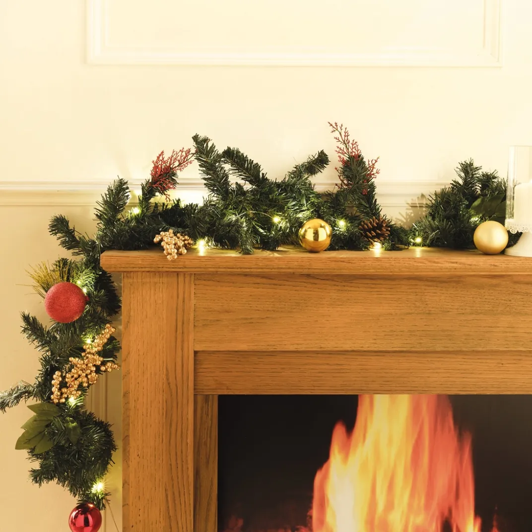 Décorations Intérieures Noël|Décorations|Tempsl Guirlande décorative