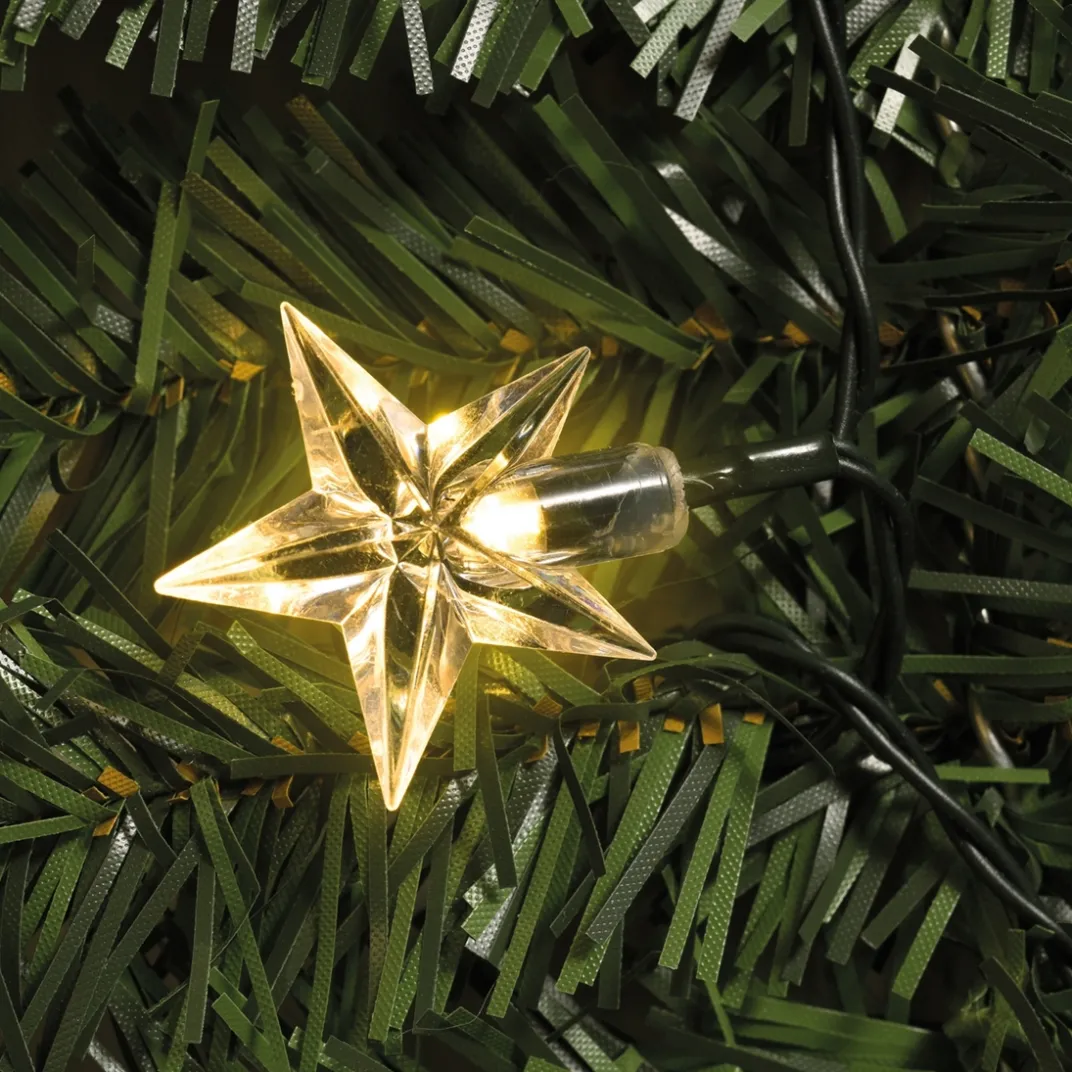 Décorations Intérieures Noël|Décorations|Tempsl Guirlande sapin étoilée lumineuse
