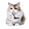 Décorations|Tempsl Horloge chat blanc