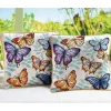 Décorations|Tempsl 2 housses coussin papillons