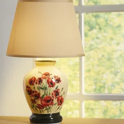 Décorations|Tempsl Lampe coquelicots