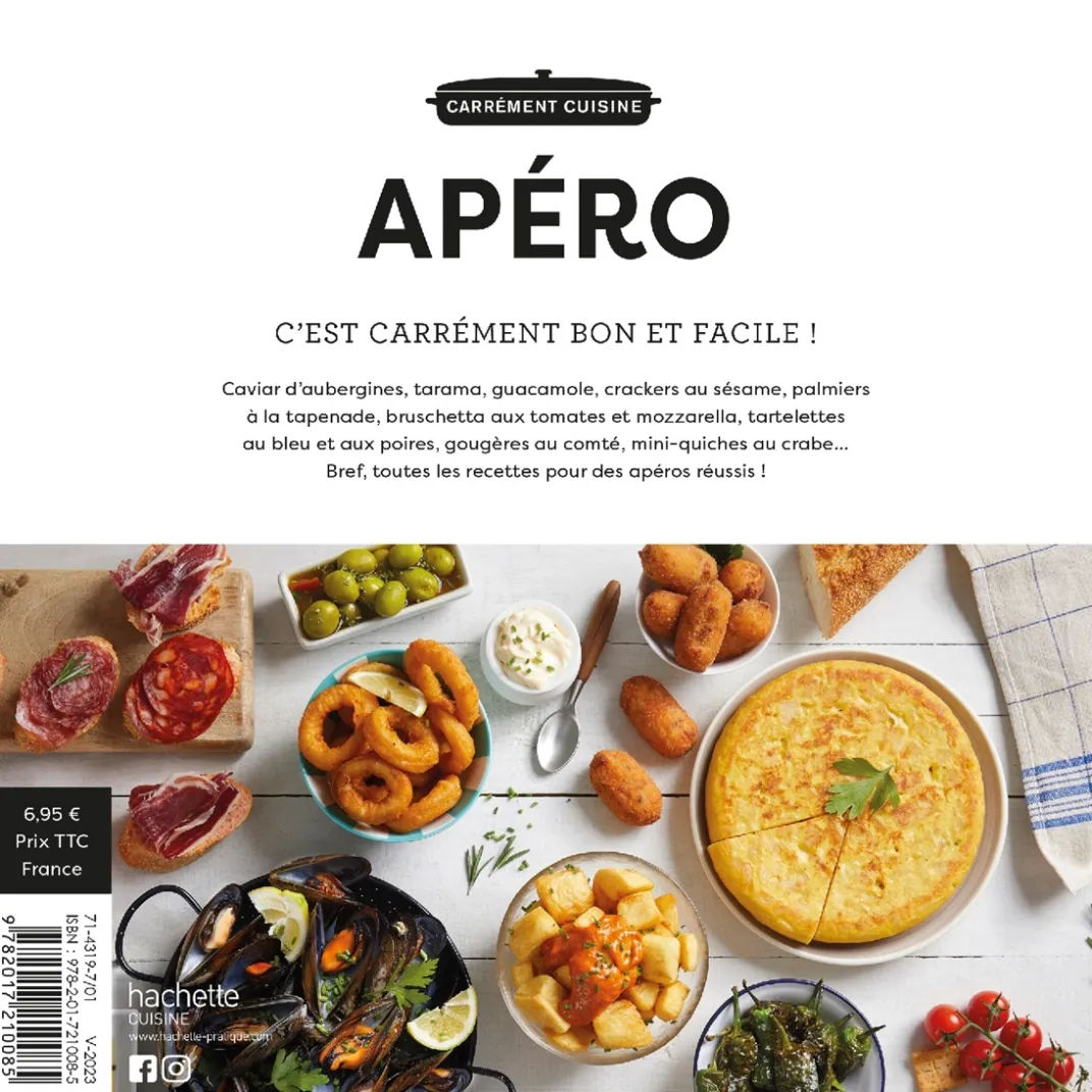 Livres De Cuisine|Tempsl Livre 100 recettes apéritives créatives