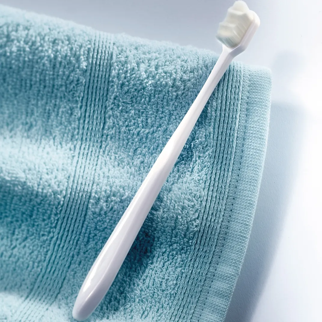 Salle De Bain Et Hygiène|Tempsl Lot de 2 brosses à dents nano poils