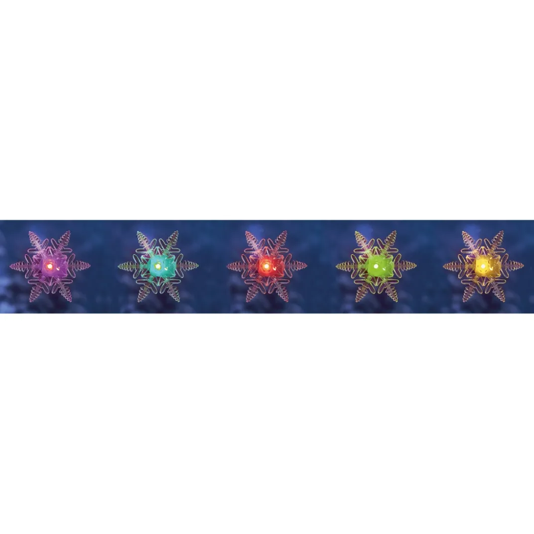 Décorations Intérieures Noël|Décorations Extérieures Noël|Tempsl Lot de 2 flocons fenêtre